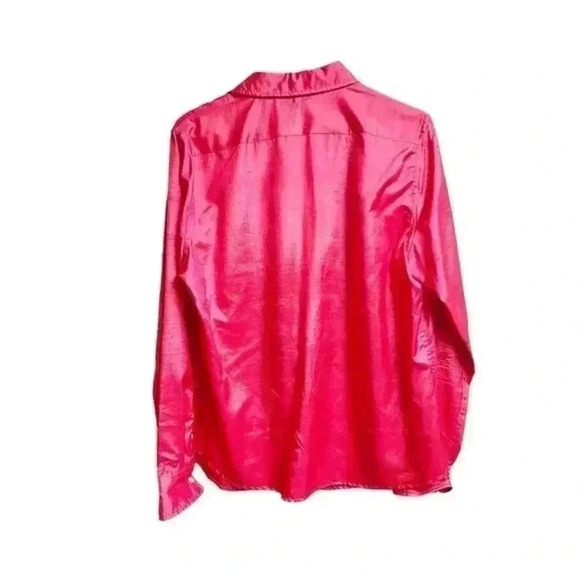 Lauren Ralph‎ Lauren Silk Button Down Shirt - Picture 5 of 6